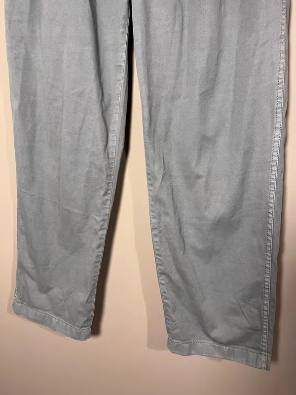 Madewell Garment Dyed High Rise Tapered Chino Pants Overcast Blue 28 - Image 3