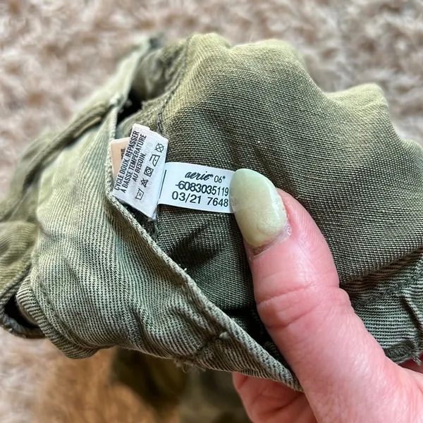 Aerie Adventure Short Army Green Women’s Size Large - Image 7