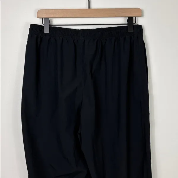 Nike Dri Fit Pants Women’s Size Large Black Straight Leg Zip Ankles - Image 7