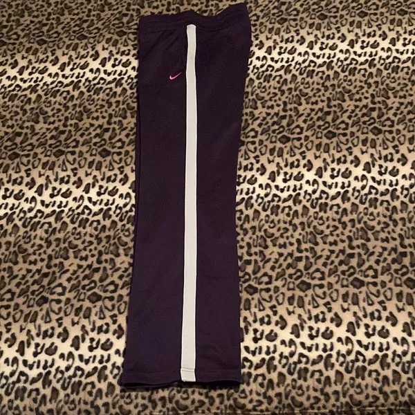 NIKE Track Pants Women's Size M Nike Athletic Wear Drawstring Waist Track Pants - Image 5