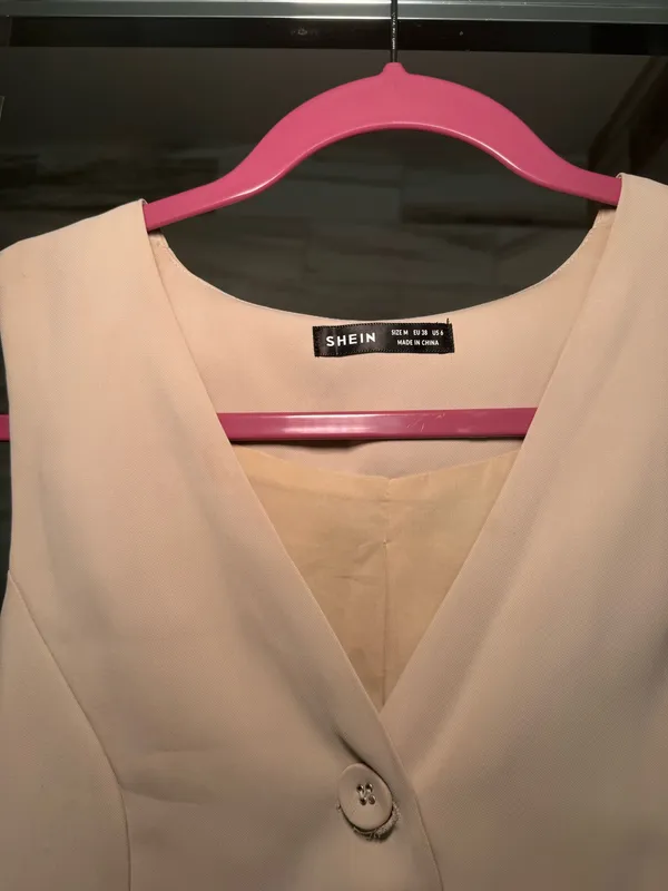 SheIn Tan Crop Top - Image 3