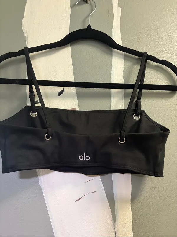 Alo Yoga Thrill Seeker Black Bra - Image 6