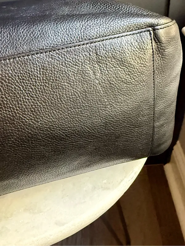 Cole Haan Black Pebbled Leather Tote Bag - EUC - Image 8