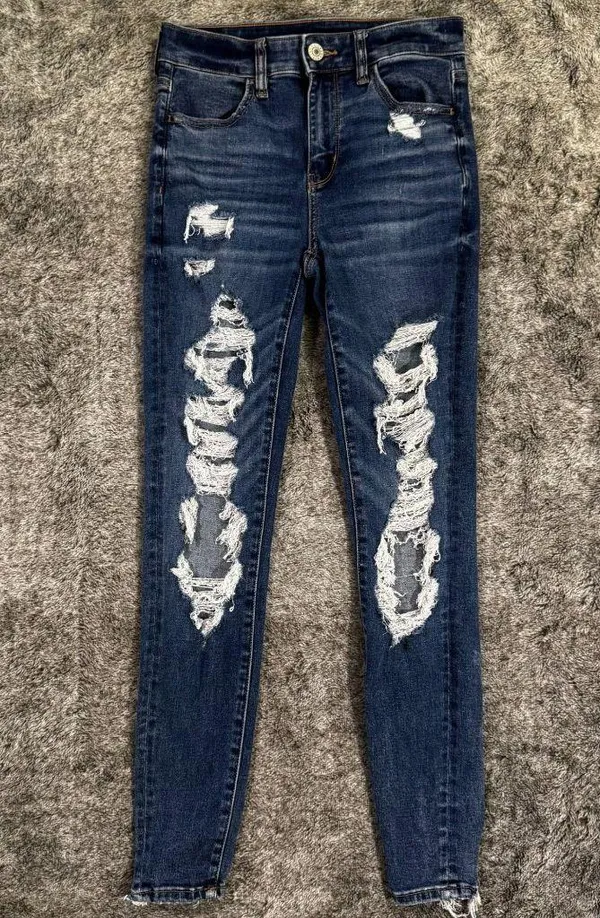 American Eagle High Rise Jeggings Sz 2 - Image 2