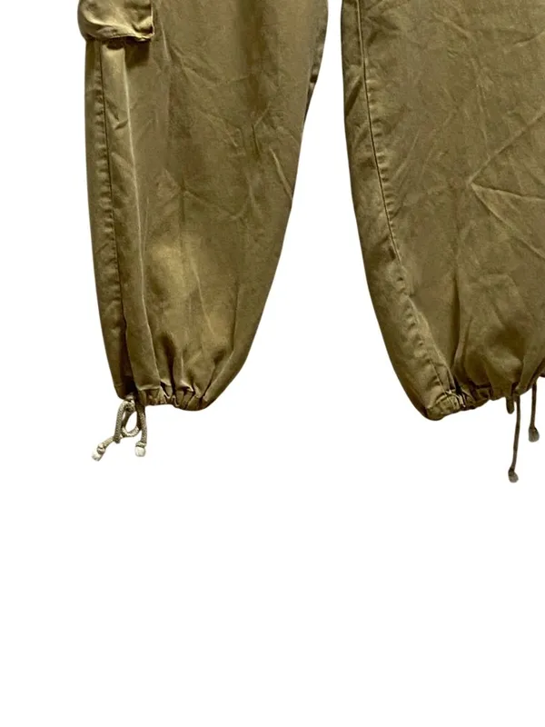 Young Fabulous & Broke Drawstring Cargo Joggers Beige Size M Neutral Coastal - Image 7