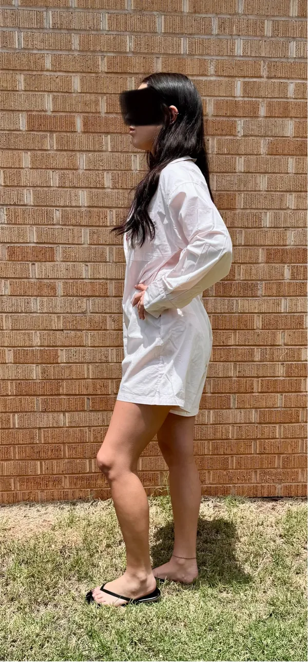 PARKE Resort Collection Long Sleeve Cotton Romper XS Light Pink - Image 7