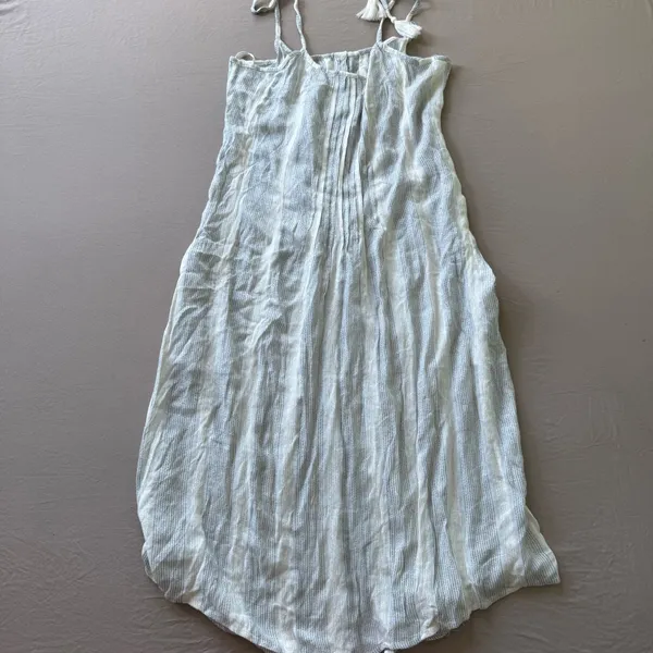 Club Z Collection Crepe Metallic Stripe Sundress - Image 3