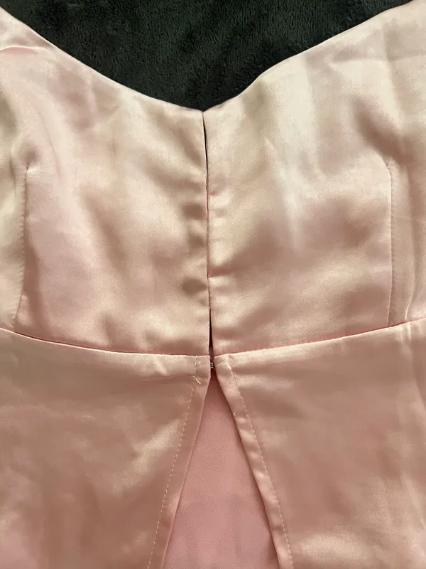 Motel Rocks Pink Silk Tank Top - Image 5
