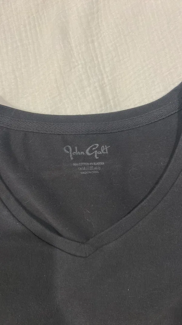 Black John Galt Brandy Melville Top Crop neck - Image 2