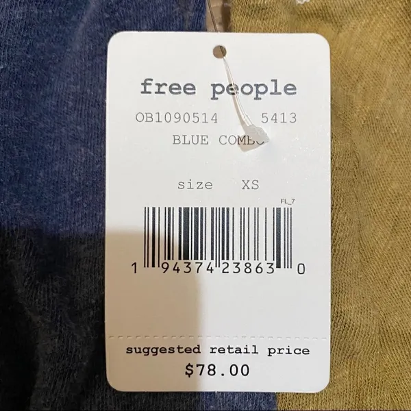 ‎NWT Free People Spread your wings shirt size XS - Image 4