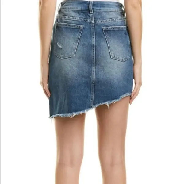 NWT Anthro DL1961 Blue Denim Jean Skirt - Image 2