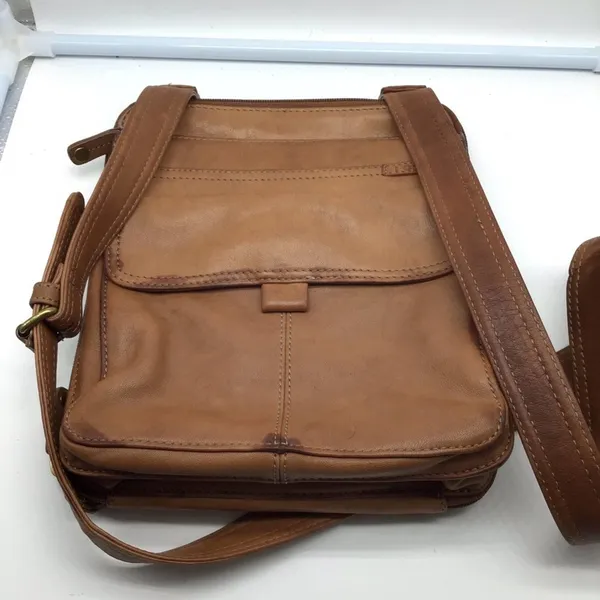 FOSSIL genuine brown leather crossbody bag ZB 8944 - Image 5