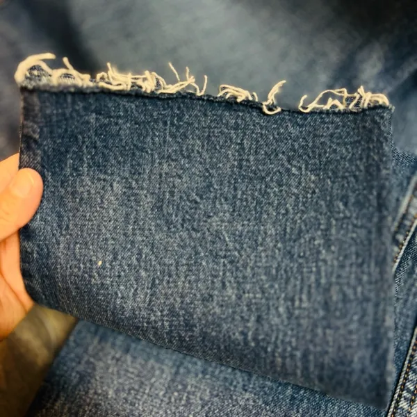 Abercrombie & Fitch Curve Love Mid Rise 90s Straight Jeans Jean size 28/6R - Image 9