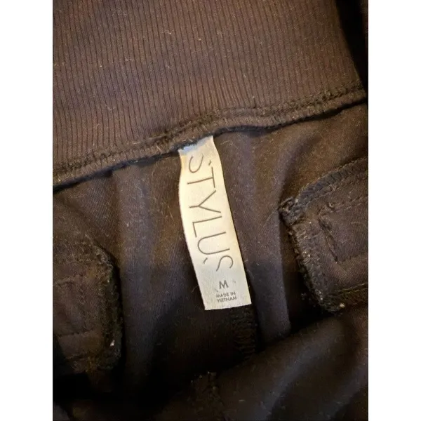 Stylus high rise 25” black jogger pant size M - Image 4