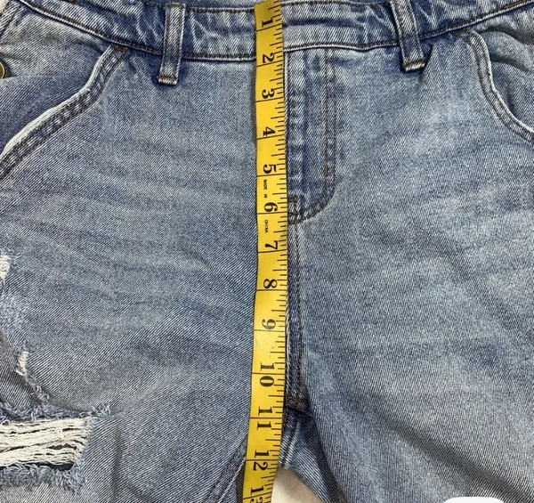 LOVE FIRE Distressed Denim Overalls XS womens - Image 6