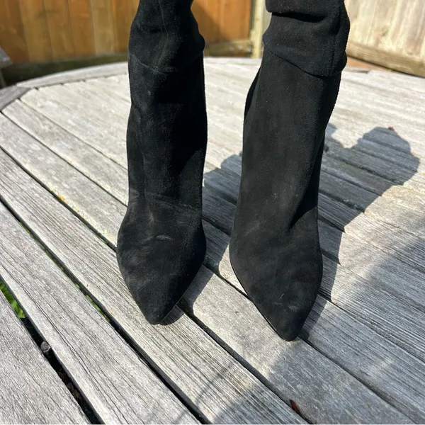 Marc Fisher Women's Rayya Slouch Mid Calf Booties in black size‎ 9.5 - Image 3
