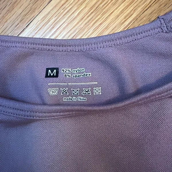 Athletic crop top Purple Size M - Image 2