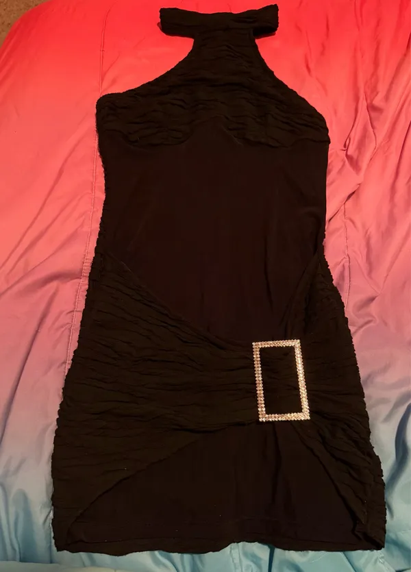 SheIn Halter neck mesh body-con dress - Image 6