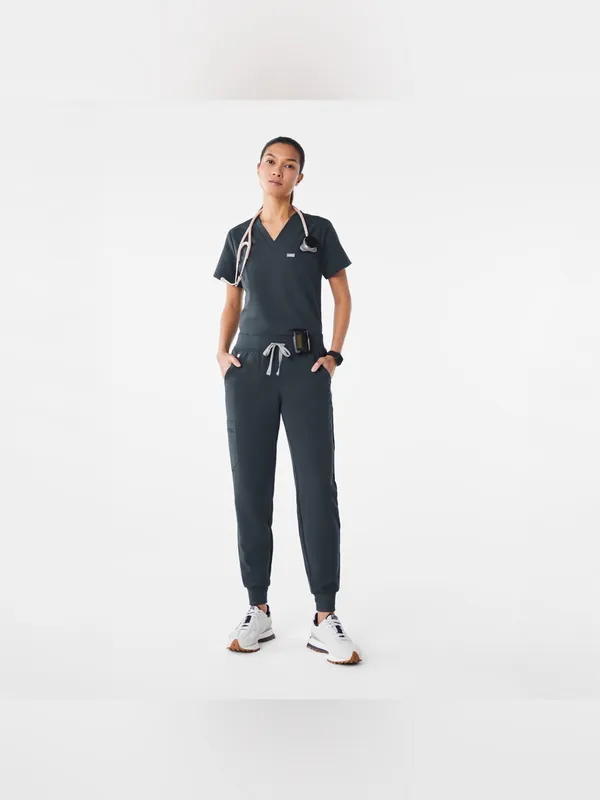 Figs Zamora Casual Scrub Trousers Dark Harbor (Size XXS/P) - Image 3