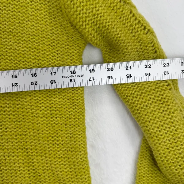 Love Whit XS Green‎ Cable Knit Bell Sleeve Pullover Sweater Top - Image 2