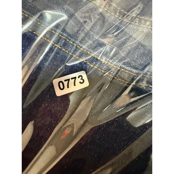 Abercrombie‎ & Fitch High Rise Straight Jeans Dark Wash Cropped 30 Y2K - Image 7