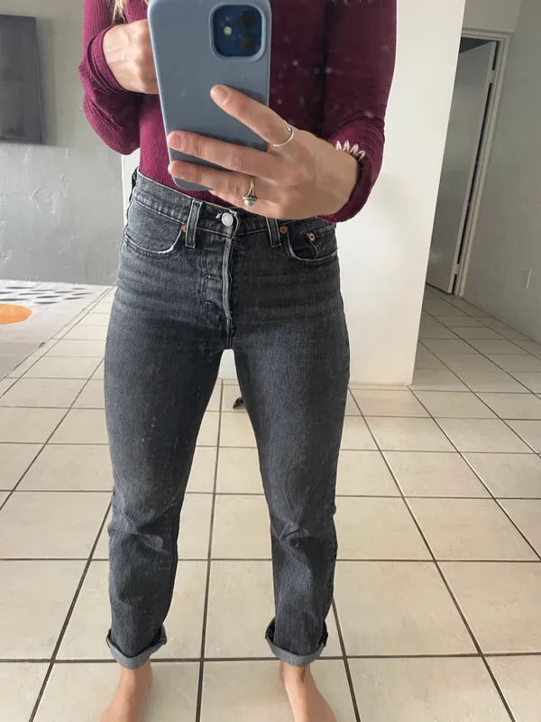 Levi's Wedgie Fit Straight Leg Jeans - Image 8