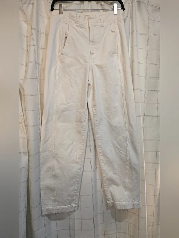 Madewell Tapered Denim Trousers - Image 2
