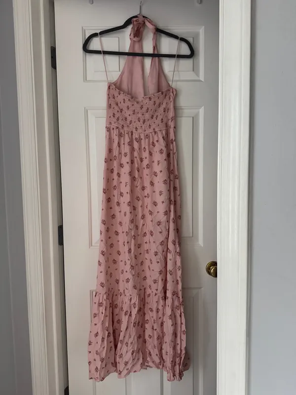 Aeropostale Maxi Halter Printed Dress - Image 2