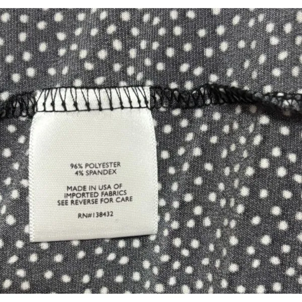 ModCloth Maxi Dress Black Polka Dot Square Neck Stretch Mod Indie Retro Party‎ M - Image 7