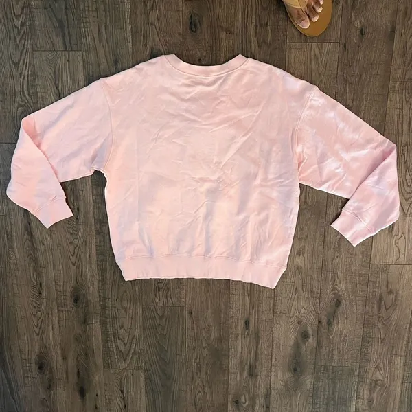 Wild‎ fox Women’s Graphic Sweatshirt Medium Cotton Pink - Image 2
