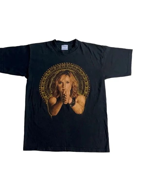Vintage Melissa Etheridge T-Shirt 90s Rock Band Graphic Tee Made in USA Size M - Image 2