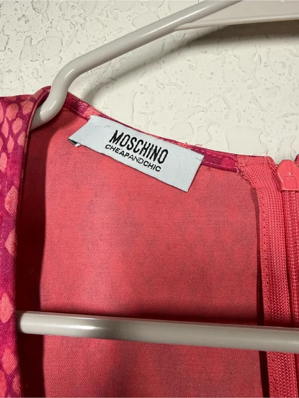 Moschino Cheap And Chic Snake Print Dress Size 4 - Image 3
