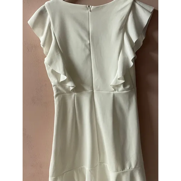 Altar’d State White/Cream Ruffled Mini Dress Size L - Image 5