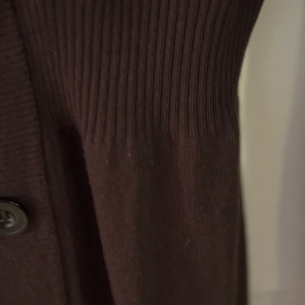 Kenneth Cole Reaction Sweater Dress Size‎ S brown Long Sleeve Wool Blend Preppy - Image 4