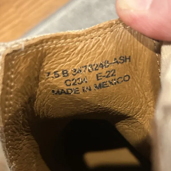 Frye Carly Double Zip Suede Leather Ankle Boots Women's Size 7.5 B Tan - Image 10