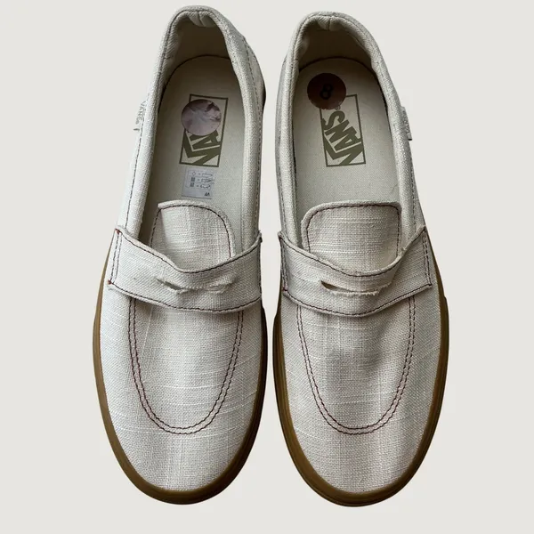 Vans Style 53 DX Anaheim Factory Loafers Off White Gum Lug Mens 8 Womens 9.5 - Image 8