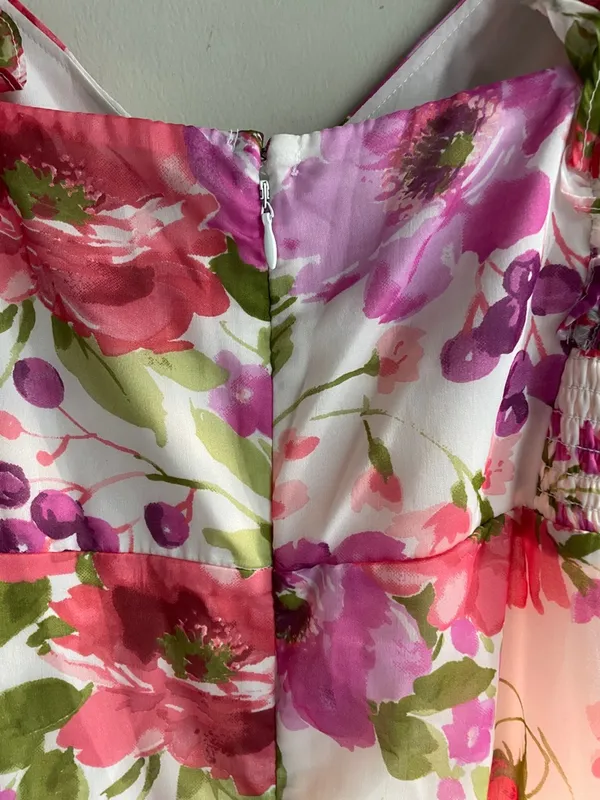 Abercrombie & Fitch Floral High Lo Ruffle Dress - Image 9
