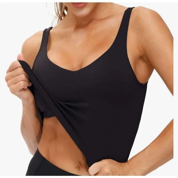 NEW Sports Bra Longline Wirefree Padded Medium Support M - Image 4