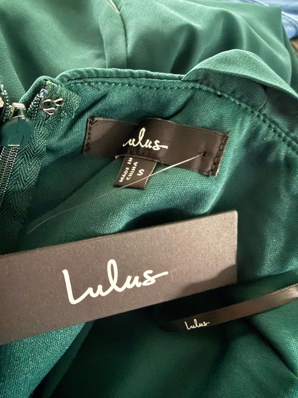 Lulu's Emerald Green Maxi Dress with Sweetheart Bodice - Image 4
