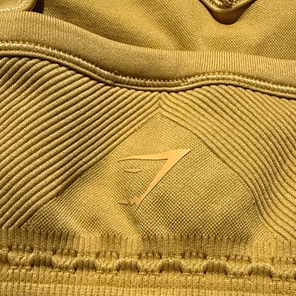 Gymshark Mustard Strappy Sports Bra - Image 3