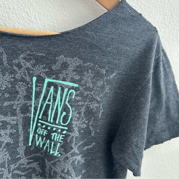 Vans Off the Shoulder Cropped Tee - Image 3