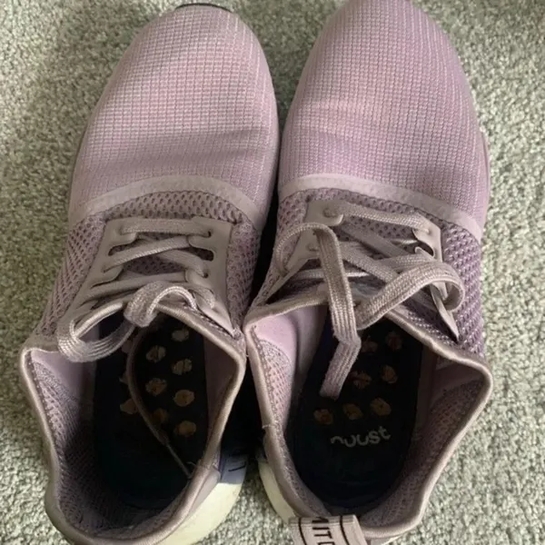 Adidas Boost NMD R1 Athletic Comfy Sneakers Light Purple Lavender Lilac 7.5 8 - Image 6