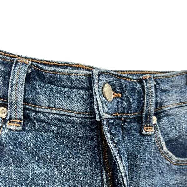 Good American Bombshell‎ Shorts Denim Ripped Distressed Blue Size 4 27 - Image 5