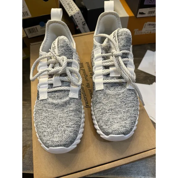 Adidas Womens Kaptir Flow‎ ID6640 Gray Running Shoes Sneakers Size 8.5 - Image 4