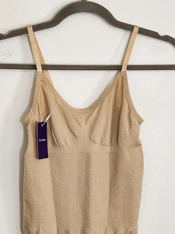 Hey Shape Seamless Nude Shaping Thong Bodysuit Size Small NWT Tan - Image 3