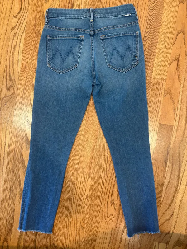 MOTHER High-Waisted Denim Looker Jeans - Image 6