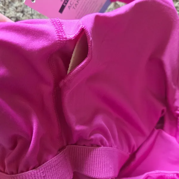 Member's Mark Active Tank Top Women's L Pink Built In Bra UPF 50 NWT - Image 6