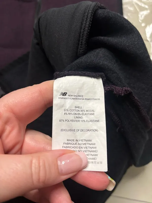 New Balance Vest Womens 247 Luxe Long Length Zip Size Large Funnel Neck Fleece - Image 6