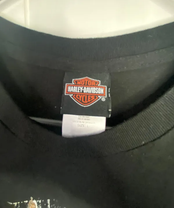 Harley Davidson Rare Vintage Paris T-shirt - Image 2