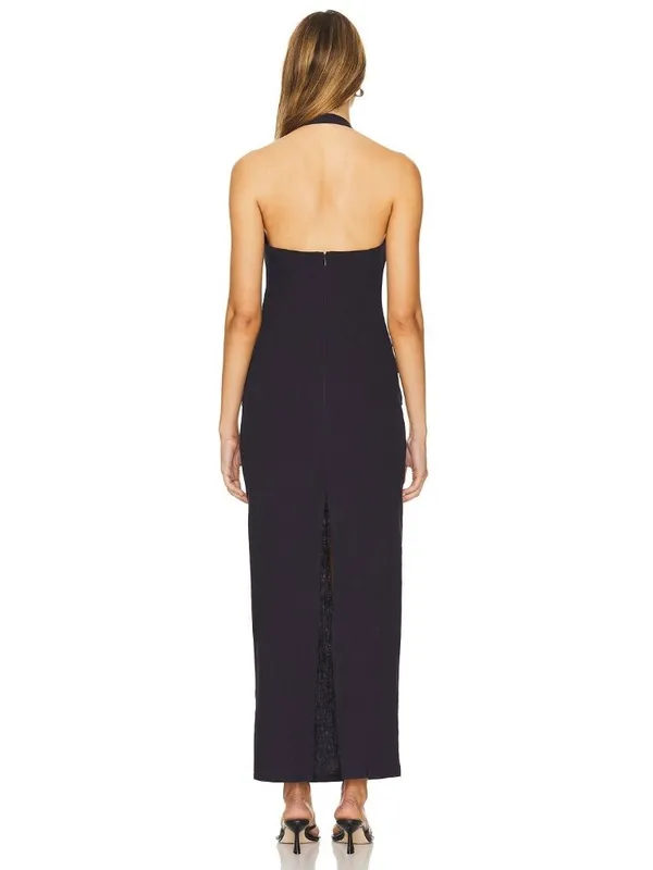 Lioness 1999 Maxi Dress in Navy Small New Womens Long Gown - Image 2